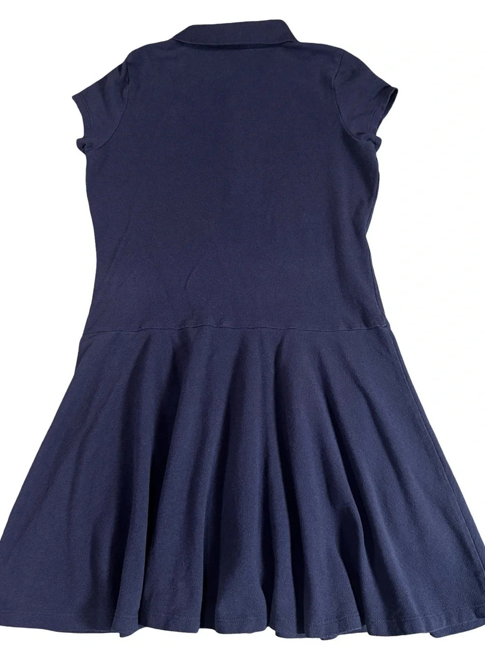 Children’s Place Girls Navy Uniform Polo Skater Dress L 10/12 Cotton Lot of 2